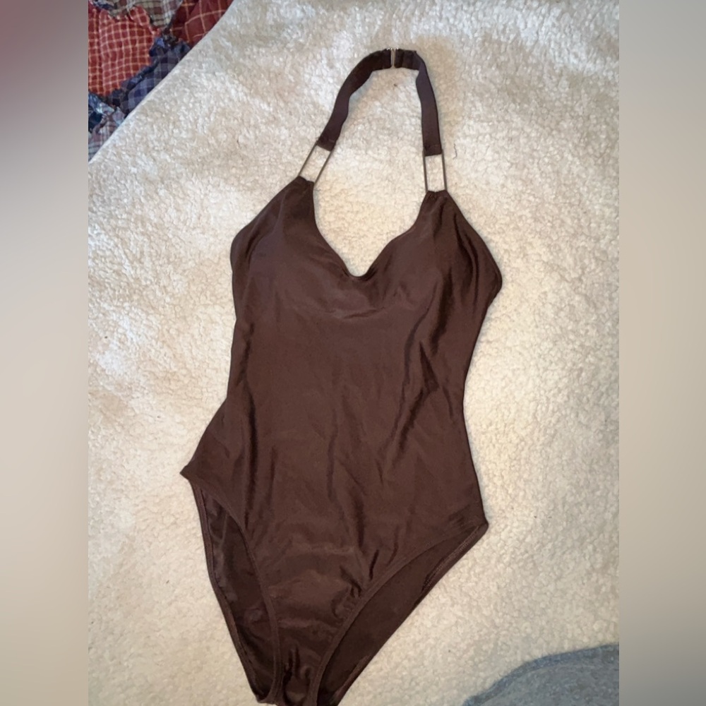 Anne Klein Brown Swimsuit